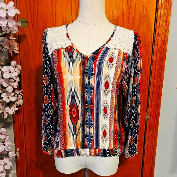 Bke Gimmicks Western Style Top - Picture 1 of 10